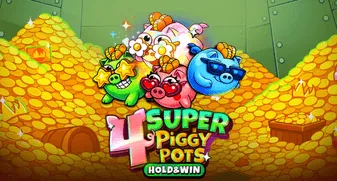 4 SUPER PIGGYPOTS: HOLD&WIN game tile