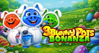 3 Bunny Pots Bonanza game tile