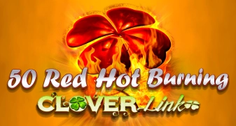 50 Red Hot Burning Clover Link game tile